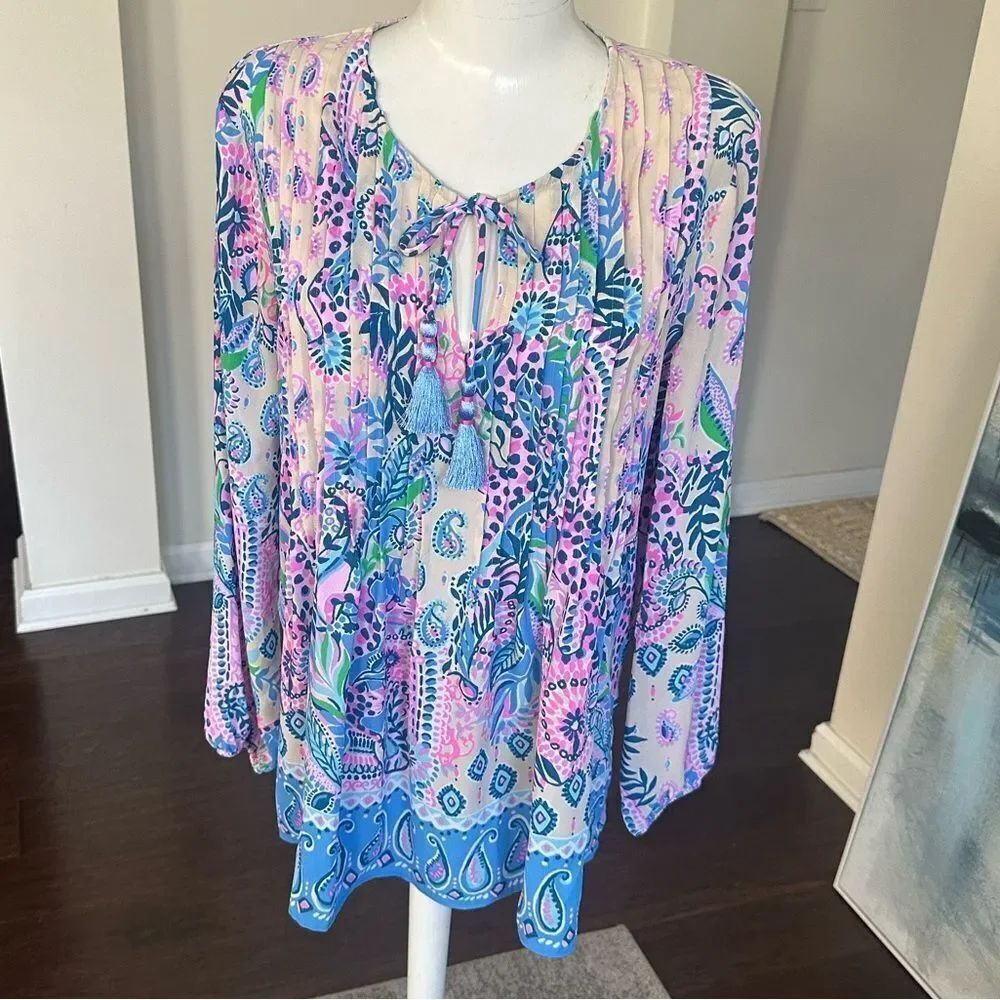 Lilly Pulitzer Marilina Tunic Top M
